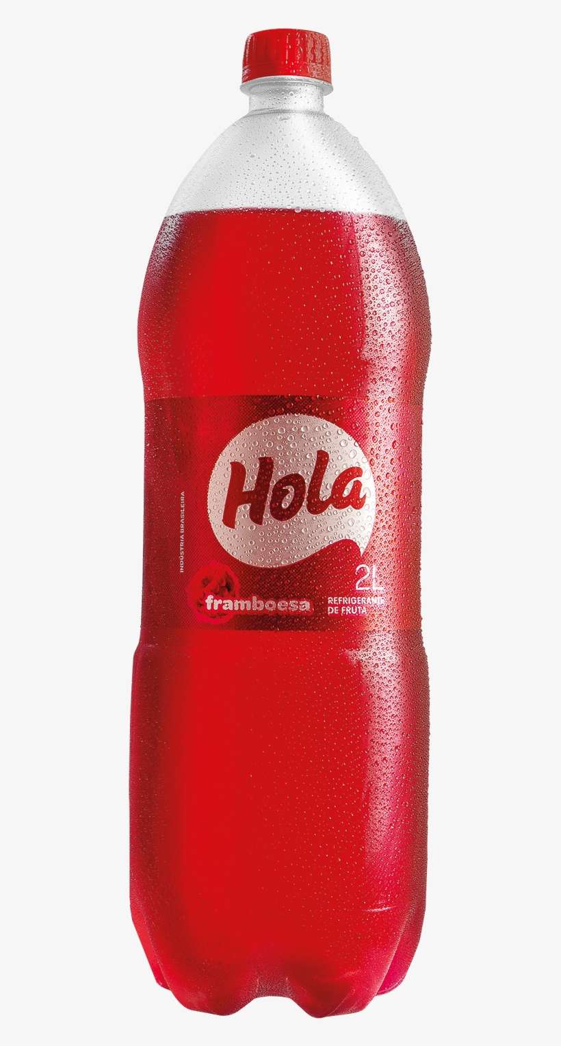 Hola Framboesa Mockup - Plastic Bottle, transparent png download