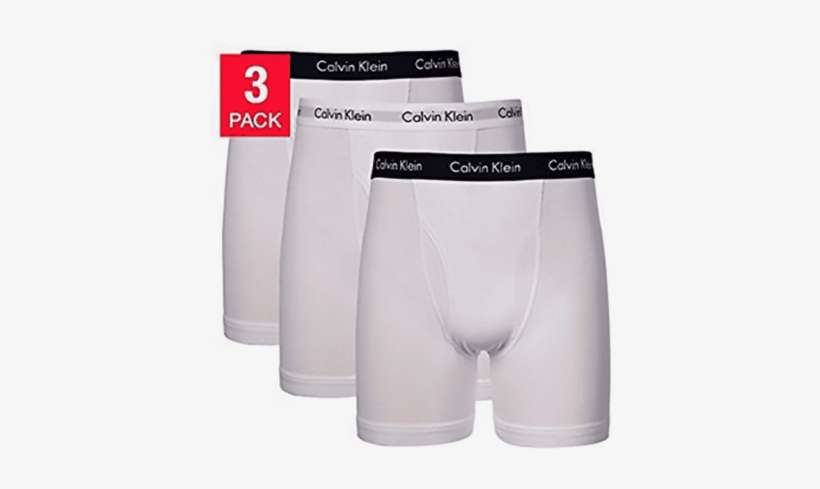 New Calvin Klein Men's Classic Cotton Boxer Brief Blue/grey/black - Underpants, transparent png download