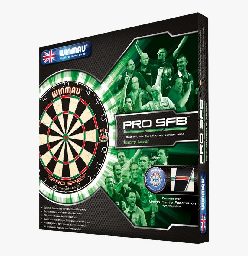 Winmau Pro Sfb Dartboard - Dart Board, transparent png download