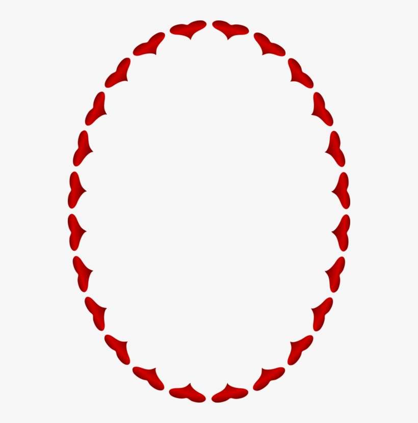 Borders And Frames Picture Frames Decorative Borders - Decorative Heart Border Transparent, transparent png download