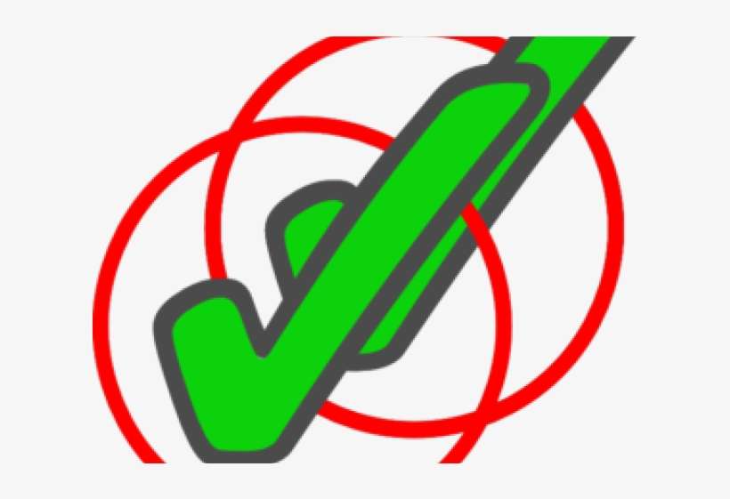Green Tick Clipart Double, transparent png download
