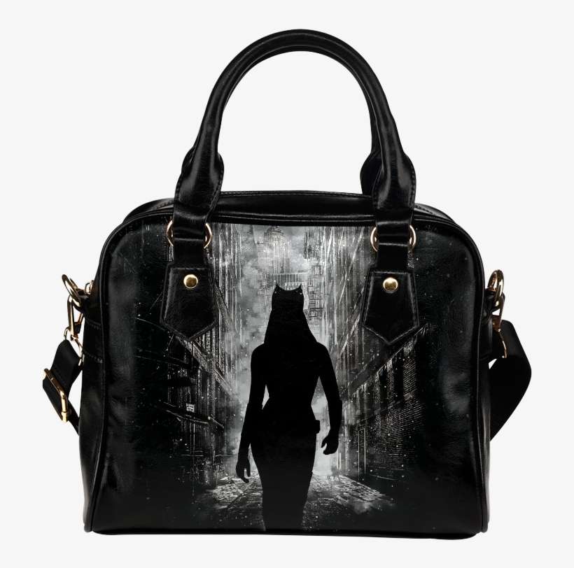 Psylocke Pu Leather Shoulder Bags With Catwoman Concept - Handbag, transparent png download
