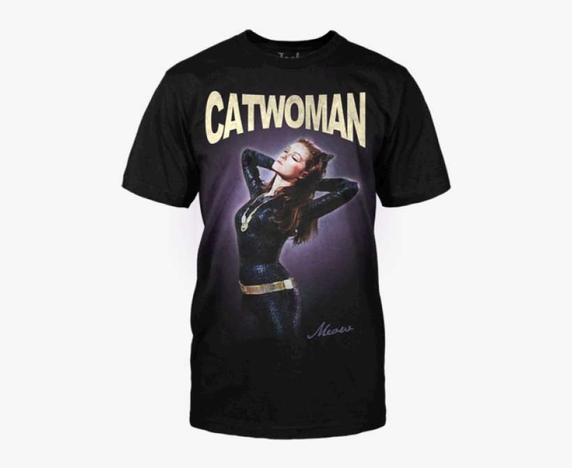 Catwoman 1966 Tv Series T-shirt - Beard Shirts, transparent png download