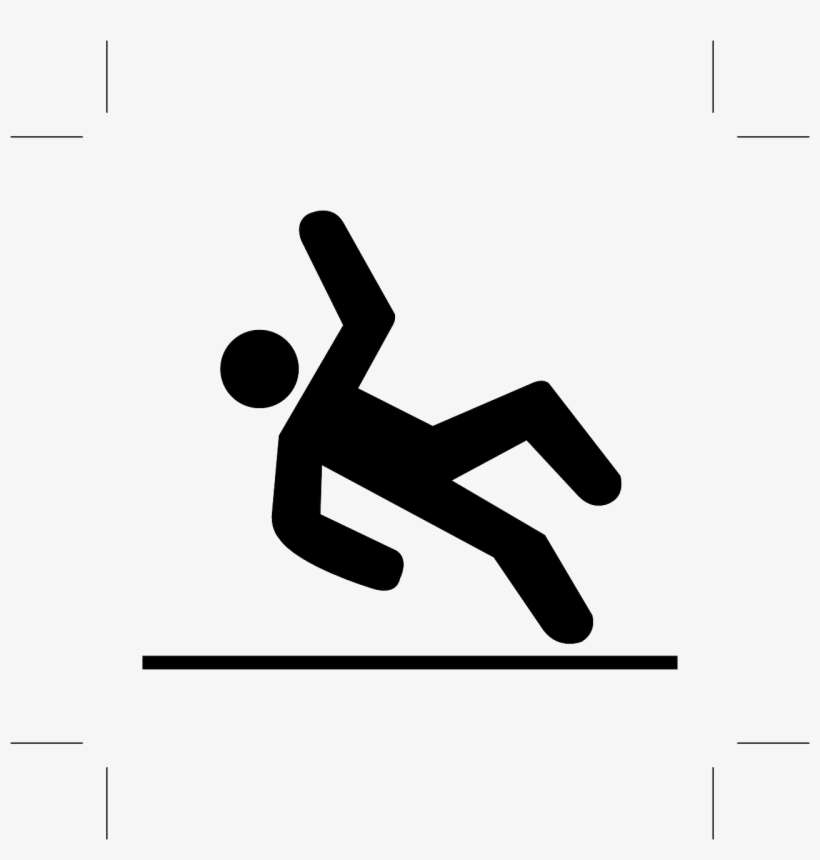 How To Prevent Falls In The Elderly - Slip And Fall Cartoon, transparent png download