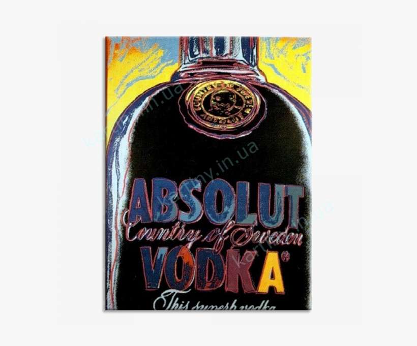 Картина Absolut Vodka, Енді Уорхол - Glass Bottle, transparent png download