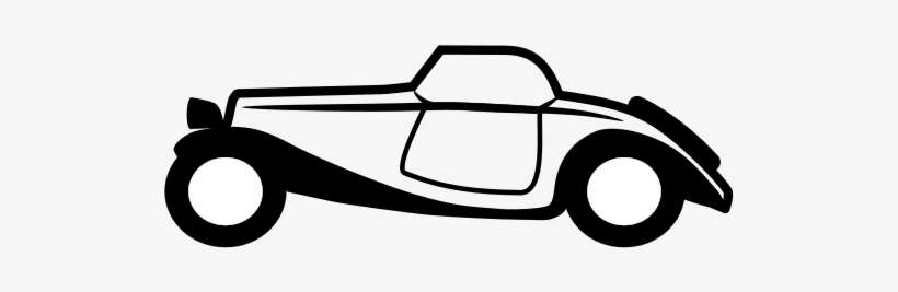 Car Icon 4a - Icon Of Vintage Car, transparent png download