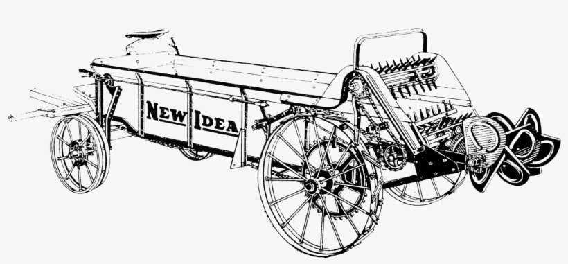 Rebuilding The New Idea Manure Spreader - New Idea No 8 Manure Spreader, transparent png download