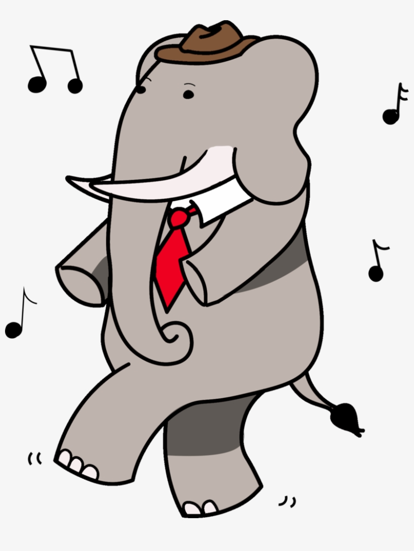 Elefante Bailarin Cartoon Png Image Transparent Png Free Download On Seekpng