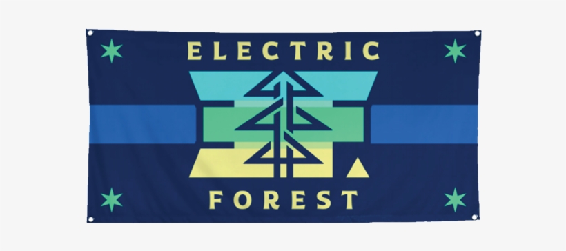 Electric Forest Flag, transparent png download