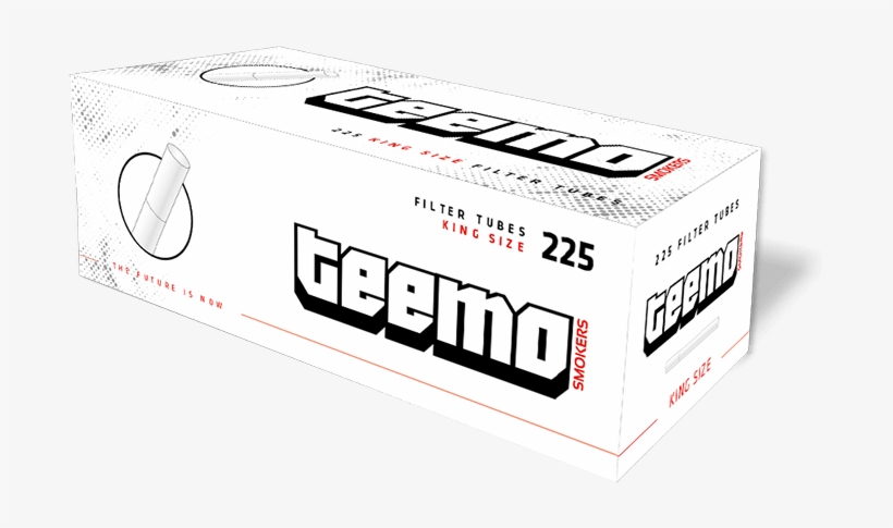 Teemo Filter Cigarette Tubes - Box, transparent png download