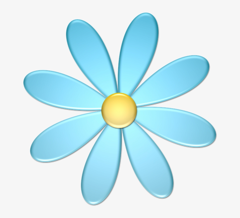 Petal Clipart Aqua Flower - Circle, transparent png download