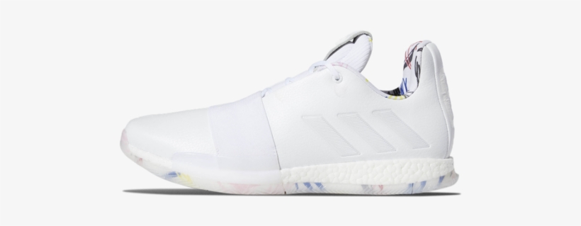 3 'scribble' - Adidas D Rose White, transparent png download