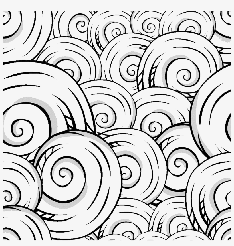 Drawing Line Art Clip Hand Painted Sea - Art Texture Line Drawing, transparent png download
