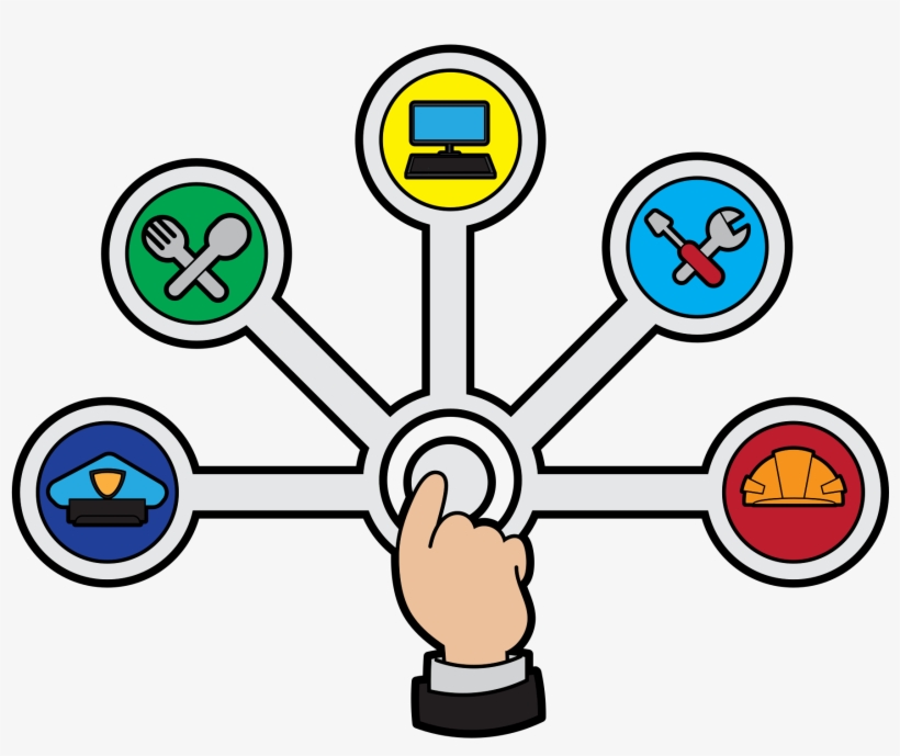 Png Royalty Free Download File Pushing The Buttons - Careers Wikipedia, transparent png download