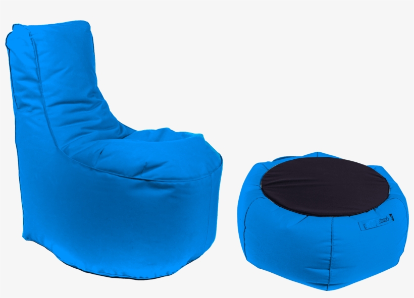 Armchair Bean Bag And Coffee Table, The Garden Set - Bean Bag Chair, transparent png download