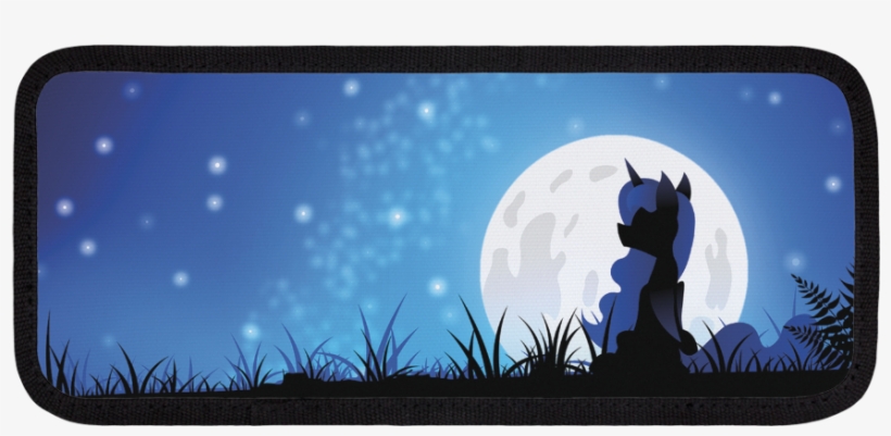 Watching Canvas Wallet - Moon, transparent png download