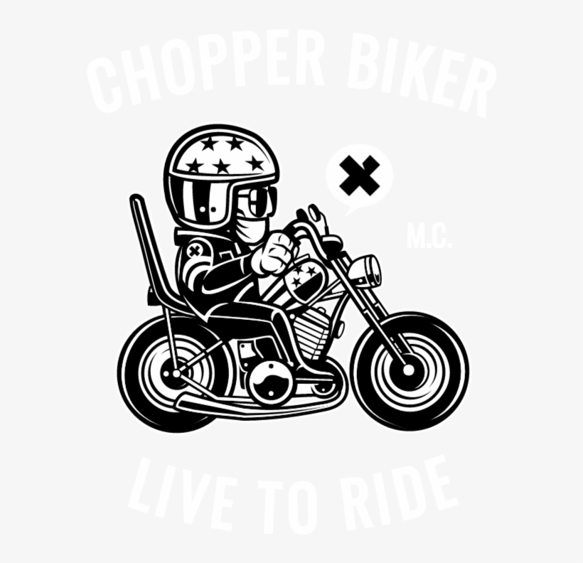 Chopper Biker - Sidecar, transparent png download