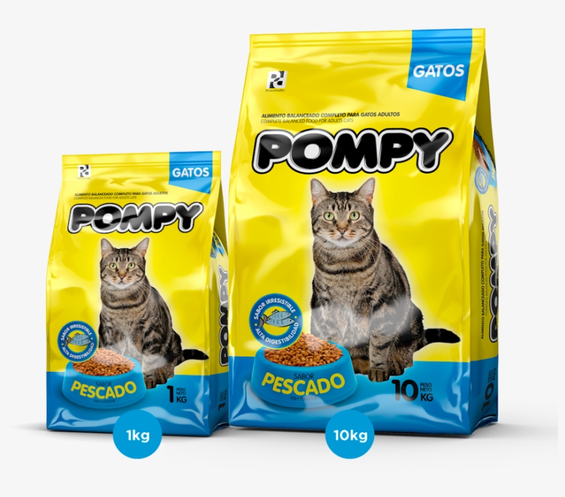 Pres Gatos Pompy - Pompy Gato, transparent png download