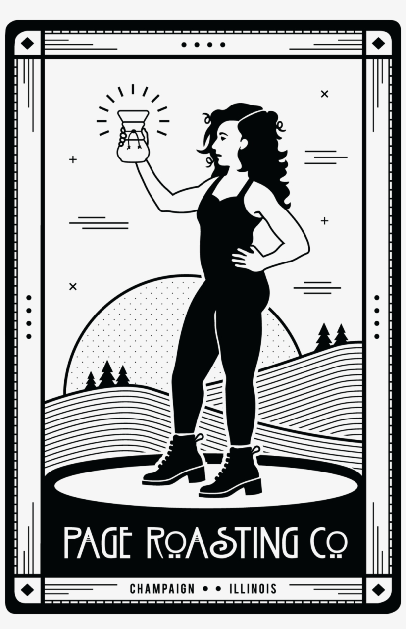 Pageroastingco Tarot Stamp 1 - Poster, transparent png download