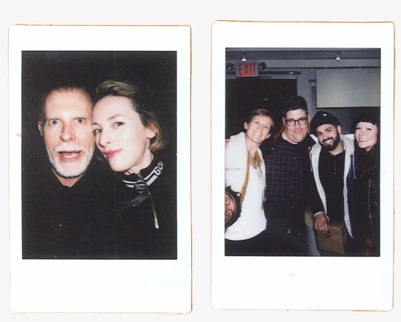 Elena Brought Her Polaroid Camera And Snapped Our Team - Picture Frame, transparent png download