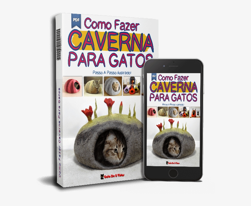 [passo A Passo] Como Fazer Caverna Para Gatos - Domestic Short-haired Cat, transparent png download