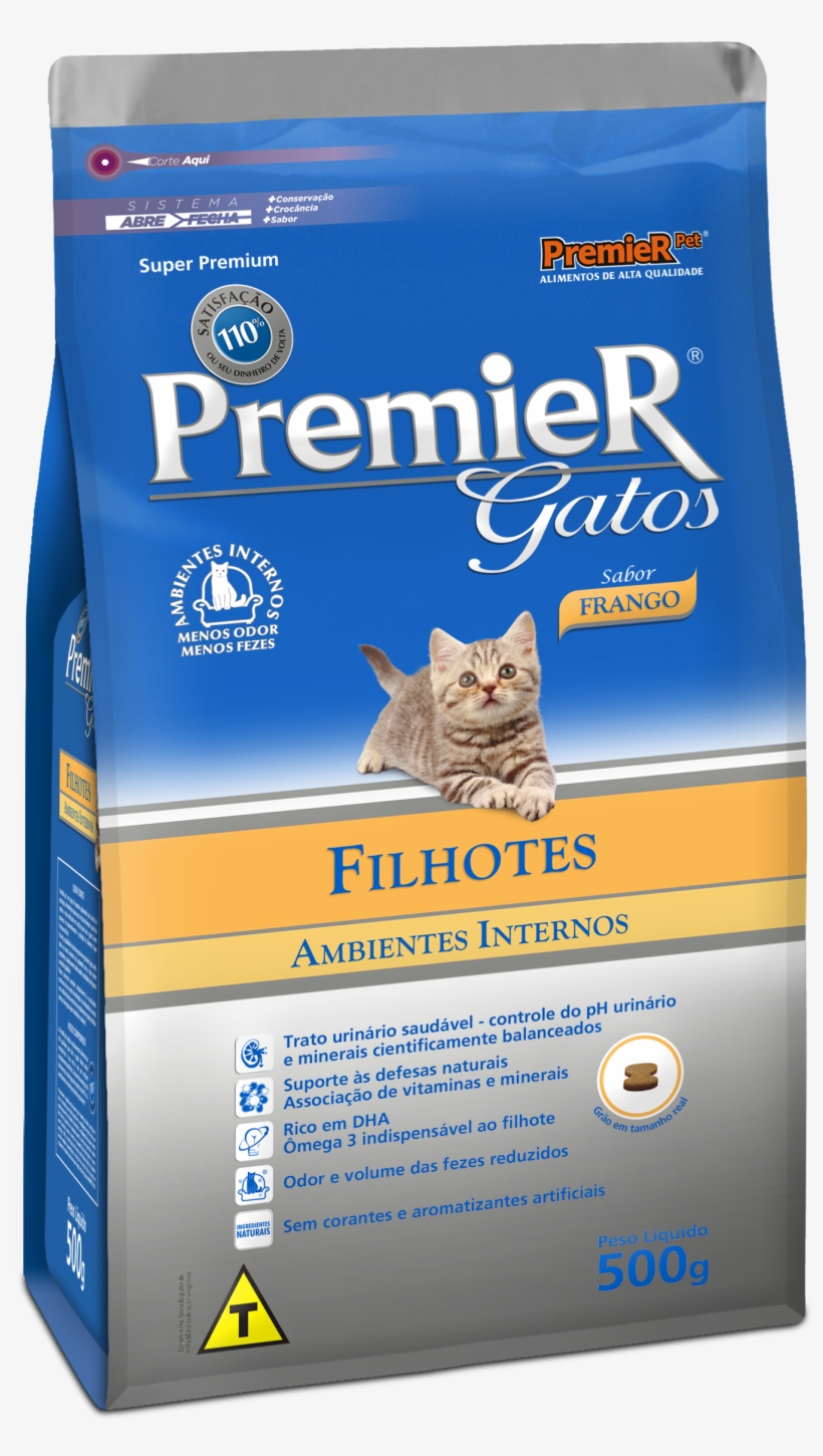 Embalagens Da Premier Gatos Agora Têm Sistema Abre-fecha - Premier Gatos Acima De 12 Anos, transparent png download
