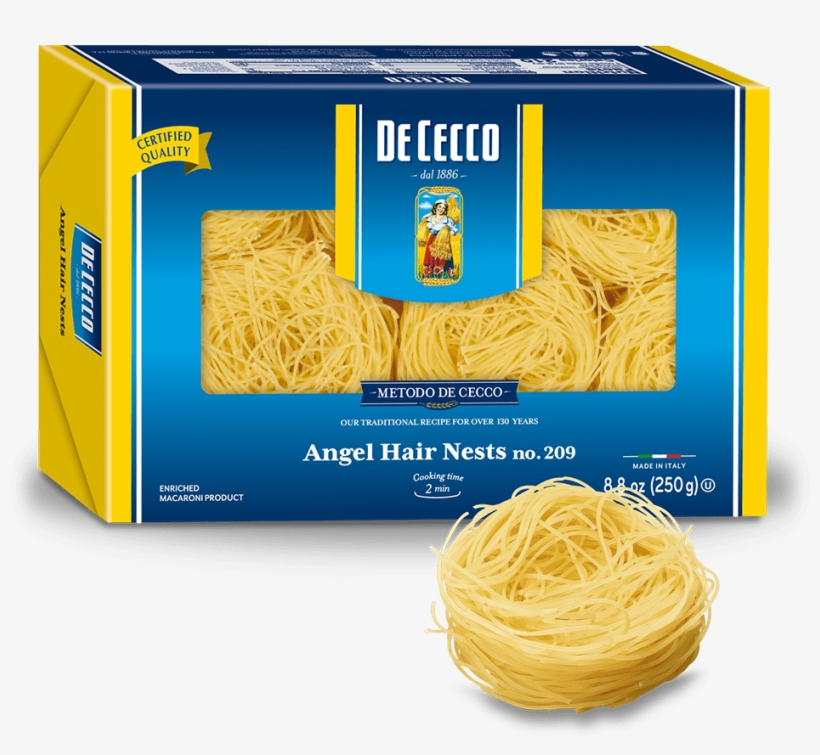 Angel Hair Nests No - Capellini De Cecco, transparent png download