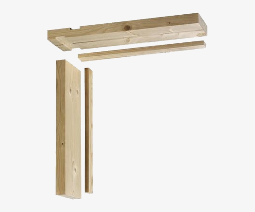 Dual Trenched Softwood Door Frame Loose Stops Door PNG Image