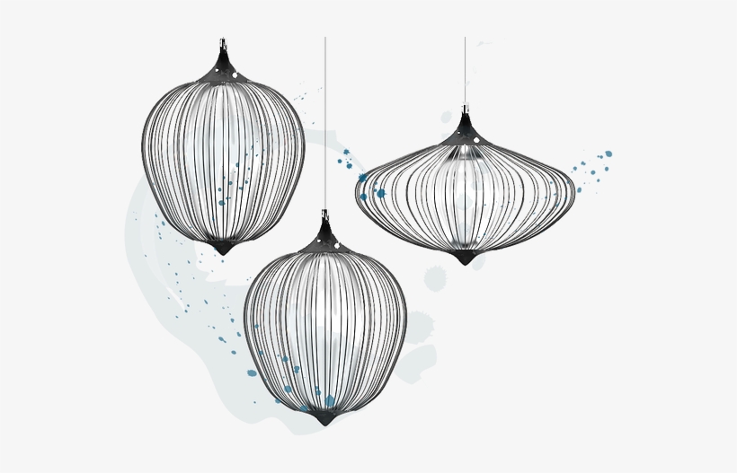 The Trio Of Whimsical Lanterns - Rays And Skates, transparent png download