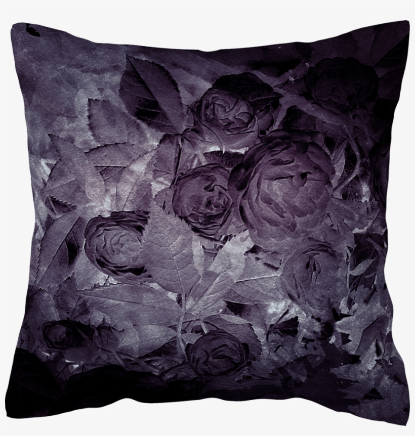 Rose Garden Purple - Cushion, transparent png download
