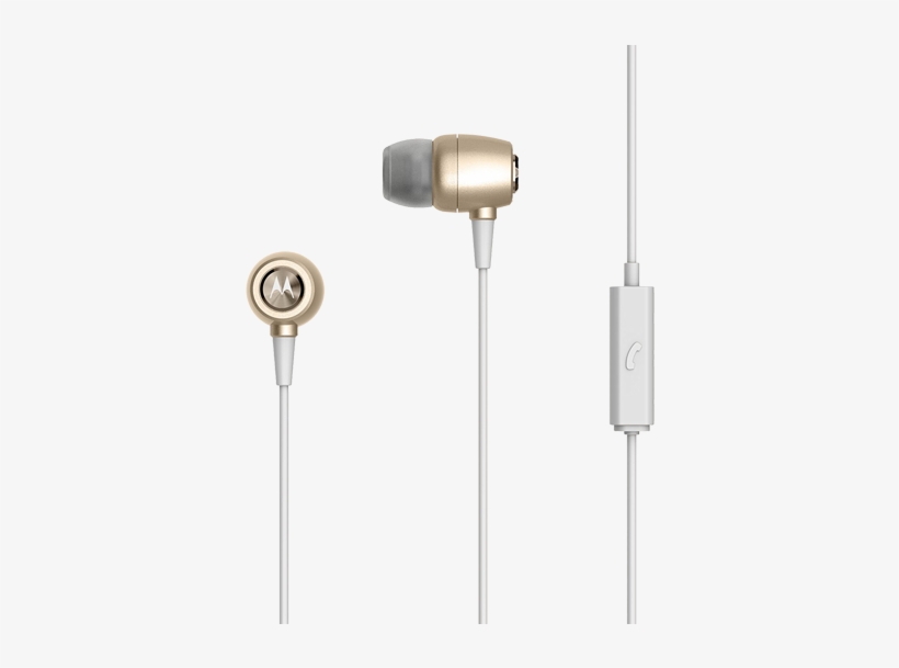 Audífonos In Ear Motorola Earbuds Metal Plateado, transparent png download