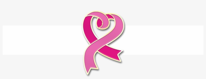 Breast Cancer Ribbon Banner - Emblem, transparent png download