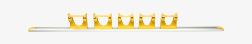 Qleaniq® Hanging Rail, , Yellow - Calligraphy, transparent png download