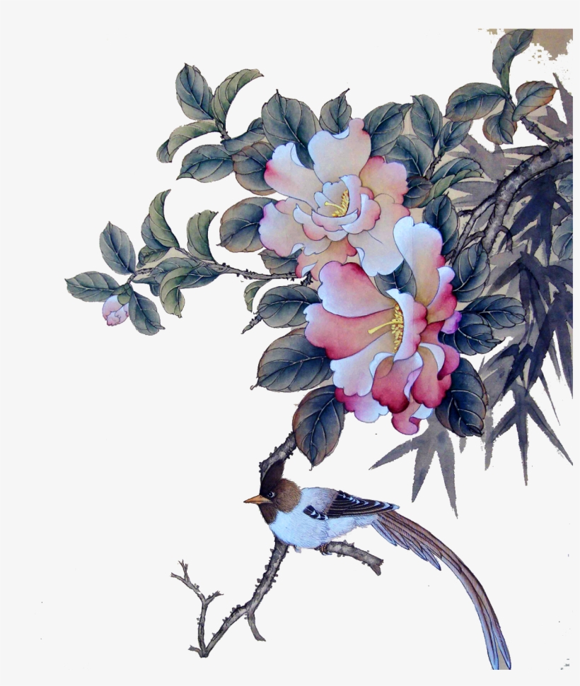 Burung Dan Cina Download Burungdanlukisan - Rosa Glauca, transparent png download