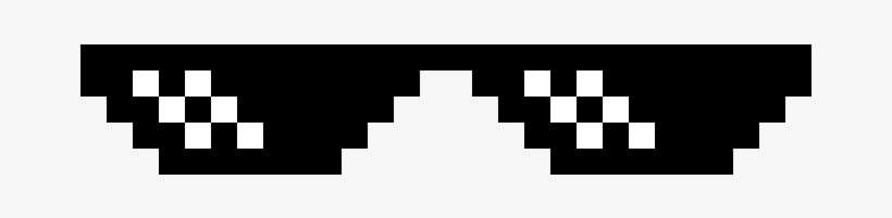 Thug Life Glasses - Spreadshirt Langarmshirt Pixelbrille Thug Life Deal, transparent png download