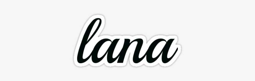 Because Lana Del Rey - Redbubble Lana Kontrast Top, transparent png download