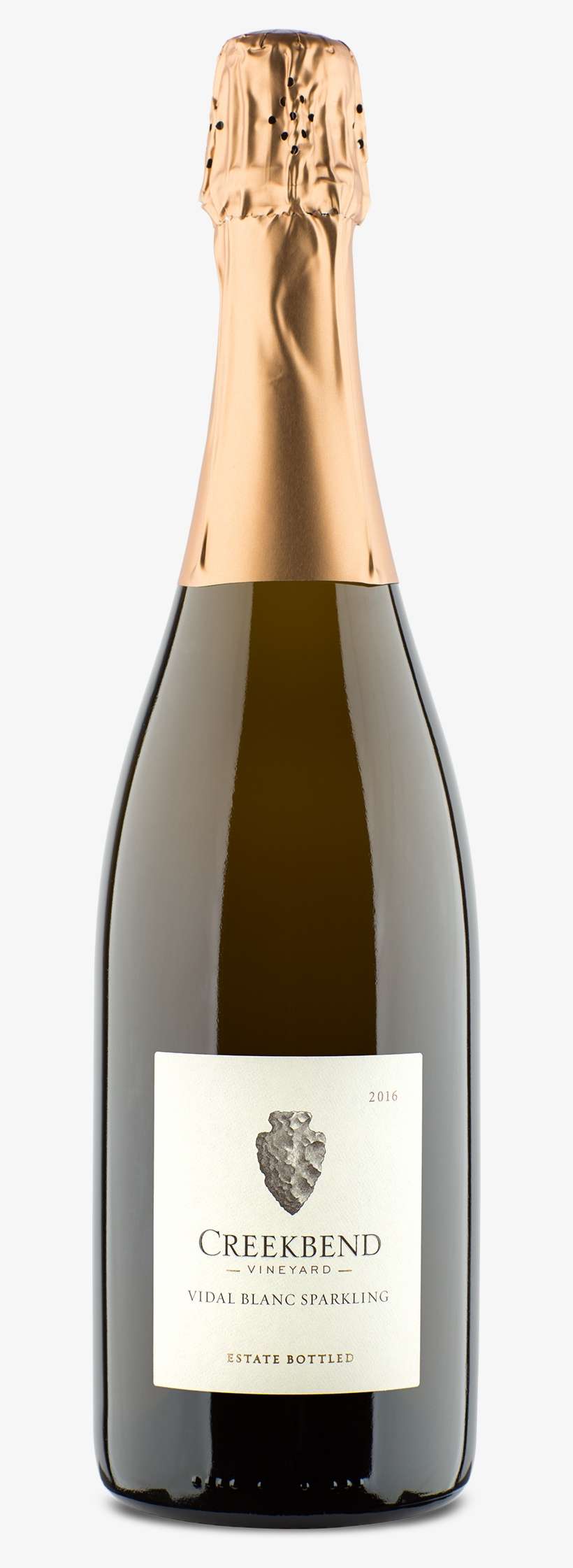 Creekbend Vidal Blanc Sparkling Wine - Wine Bottle, transparent png download