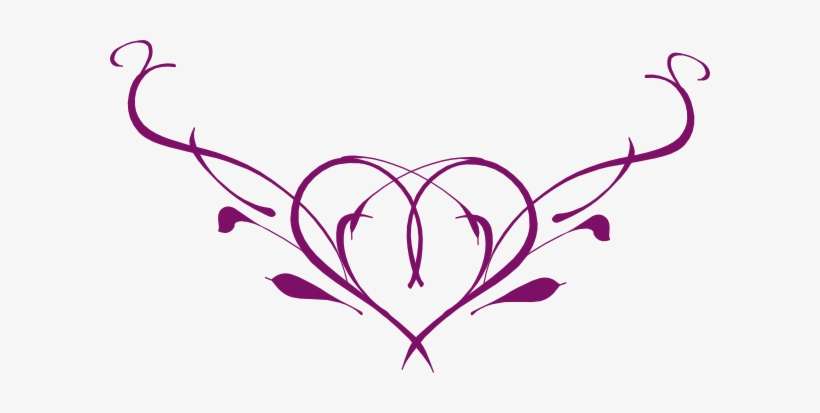 Vine Heart3 Clip Art - Heart Vine Clipart, transparent png download