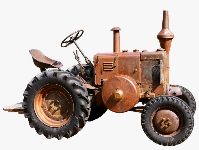Traffic Tractor Agriculture - Старый Трактор Png, transparent png download