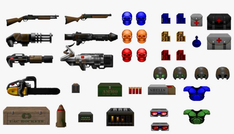 Including The Super Shotgun From Doom - Portable Network Graphics, transparent png download