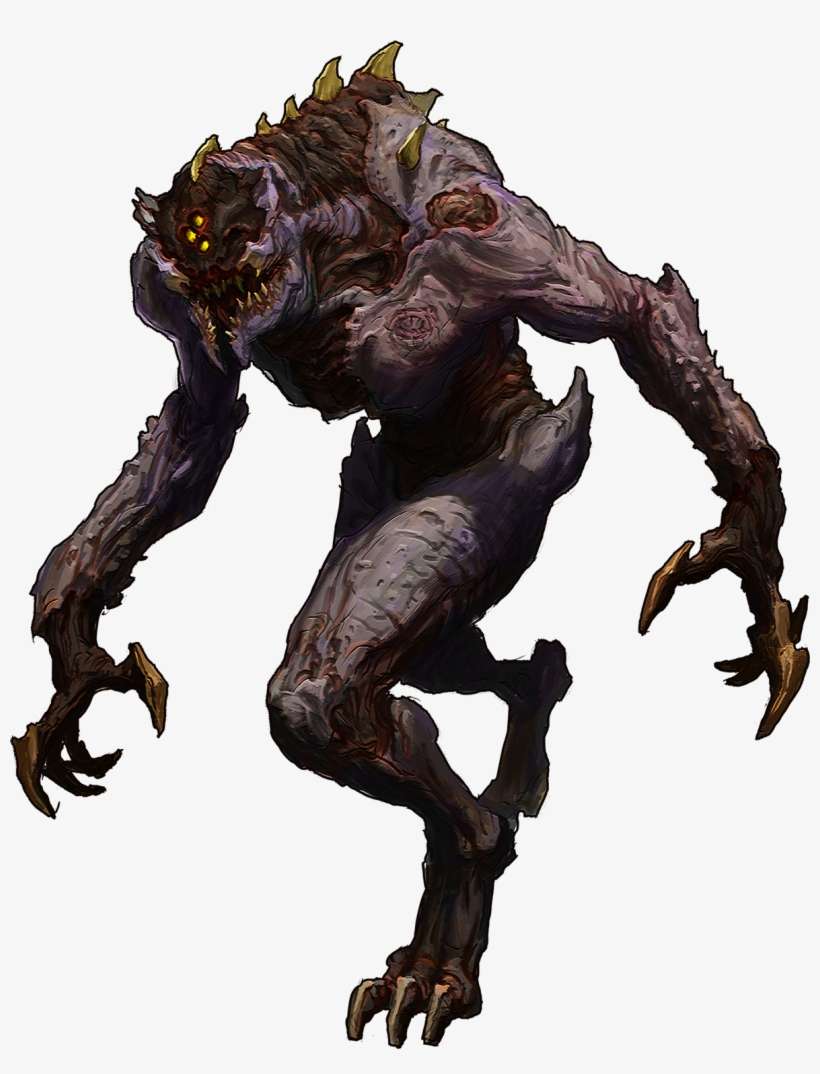 Doom Png - Doom 2016 Imp Concept Art, transparent png download