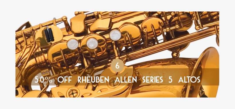 50% Off A Rheuben Allen Series 5 Alto Sax - Alto Saxophone, transparent png download