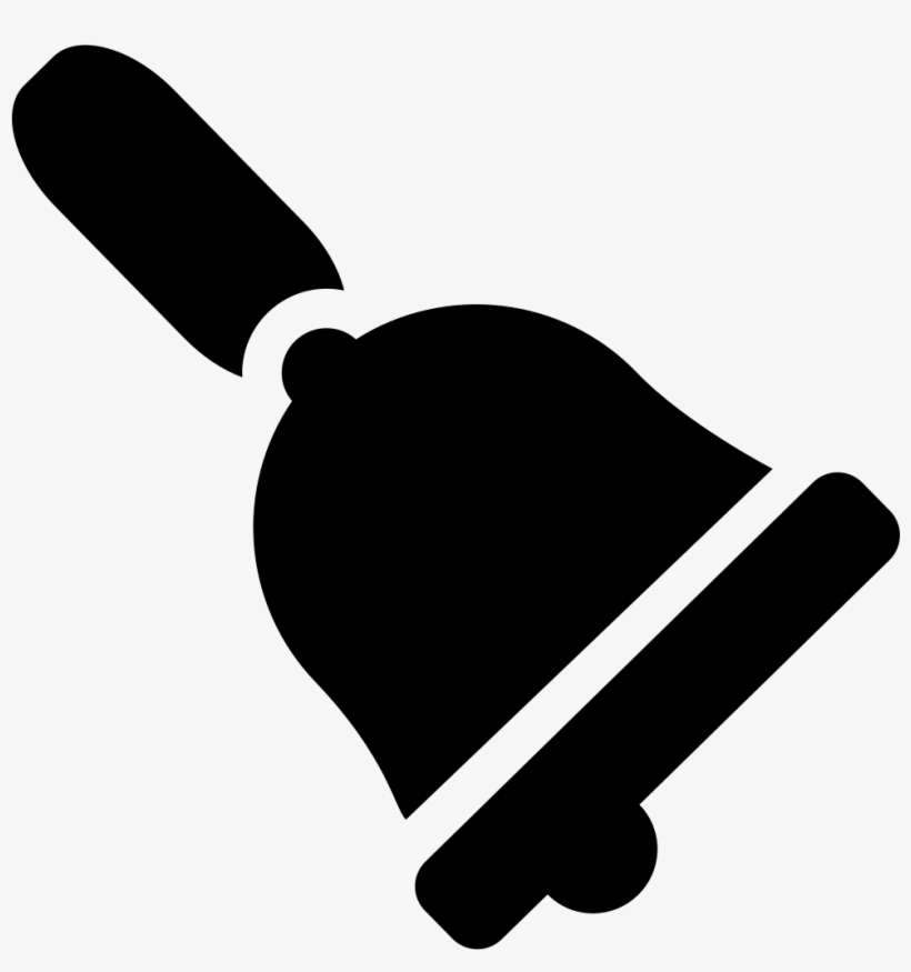 Christmas Bell Comments - Silhouette Of A Bell, transparent png download