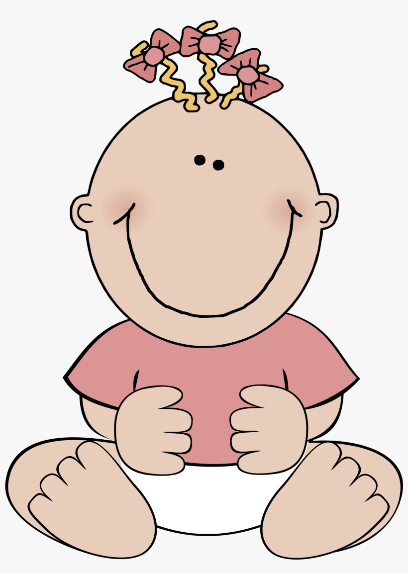 Jpg Free Download Baby Girl Rattle Clipart - Baby Girl Clip Art, transparent png download