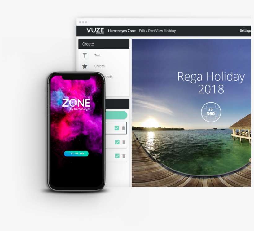 Create And Share Vr With Humaneyes Zone Vr Video Platform - Iphone, transparent png download