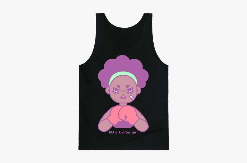 Little Fighter Girl Tank Top - T-shirt, transparent png download