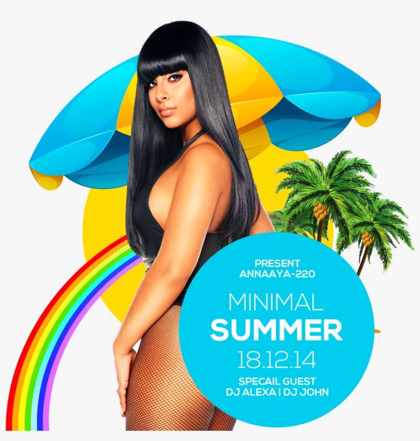 Free Summer Png Flyer Background - Girl For Flyer Png, transparent png download