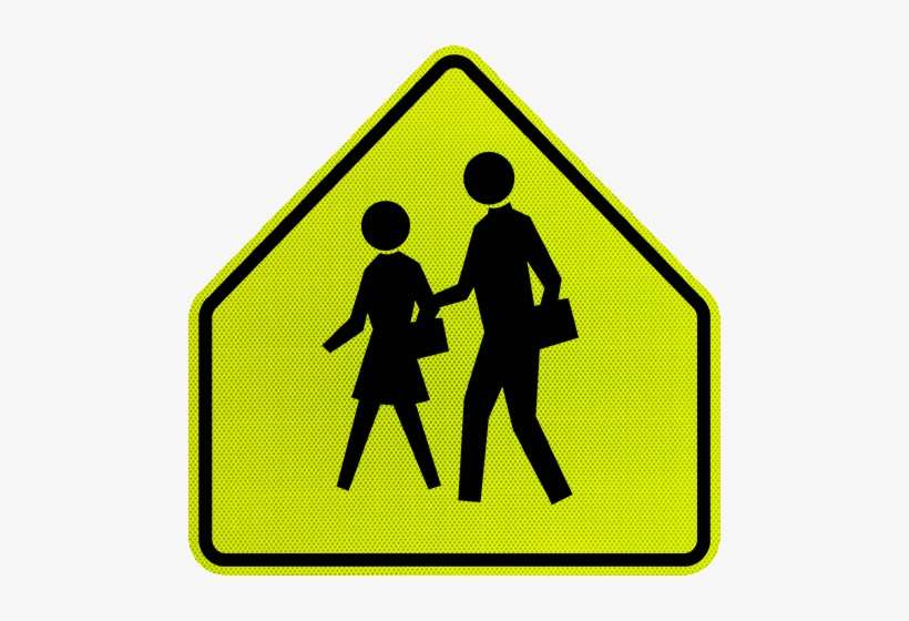 Pedestrian Crossing Sign Low Prices, Made In The Usa - School Sign, transparent png download