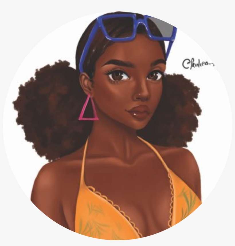 Png Transparent Stock Who Does She Look Like Art Soulful - Swag Afro Drawings Of Black Girls, transparent png download