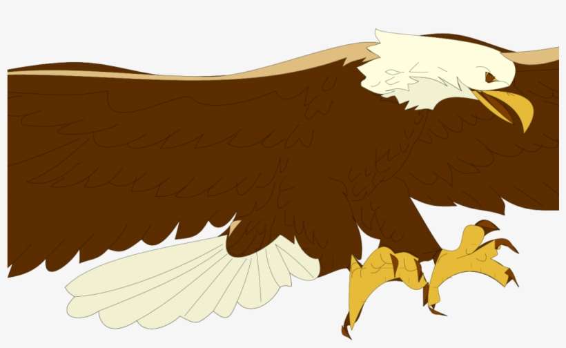 Cartoon Eagle Flying Free Download Clip Art - Soaring Eagle Clip Art, transparent png download